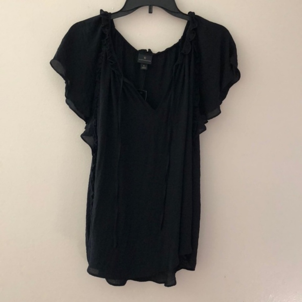 Worthington Ruffled Peasant Blouse